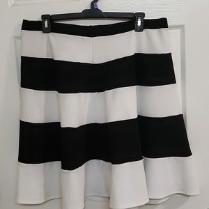 Black and white skirt